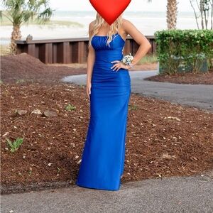 Windsor blue prom dress size small